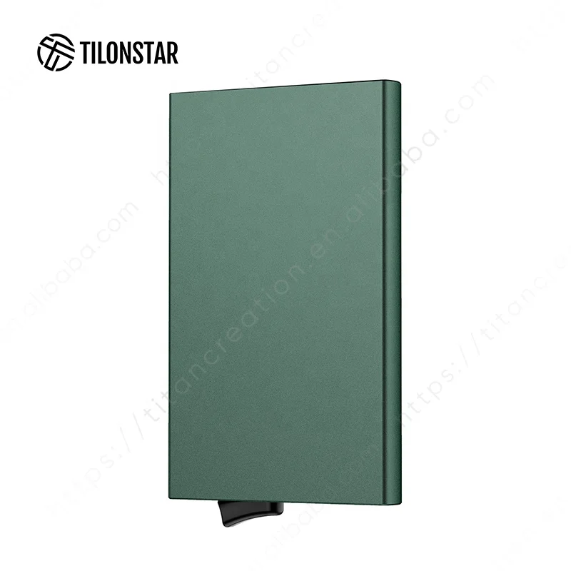 

TILONSTAR TVC100 Aluminum Pop Up Cardholder Custom Pop Up Slim Card Holder For Gift