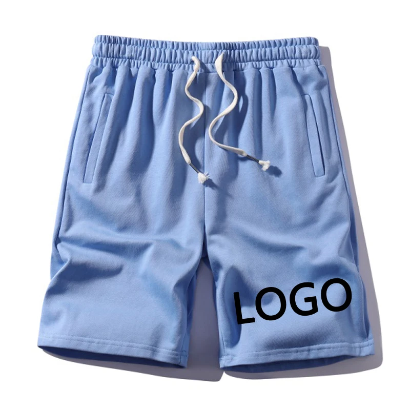 

custom 100% cotton fitness jogger short for men summer boy's Shorts casual athletic men short gym shorts