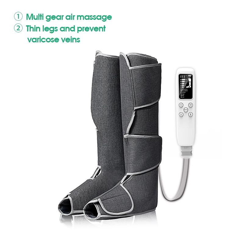 

2022 New style Cheap Price wholesale air bag inflate pneumatic air pressure press Knead calf leg massager