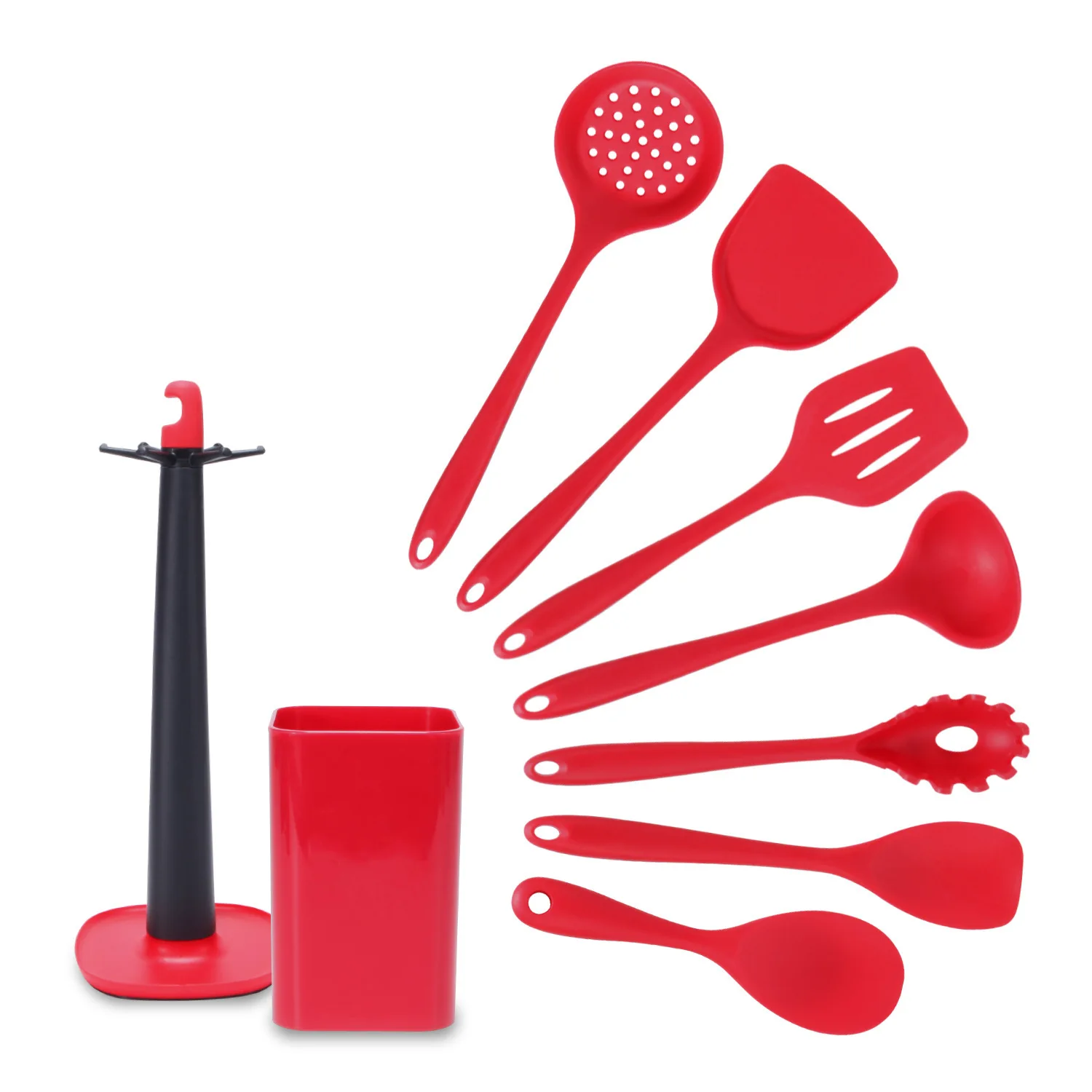 

Silicone kitchenware cooking utensils spatula kitchenware cookware sets cookie scoop heat resistant household cooking set