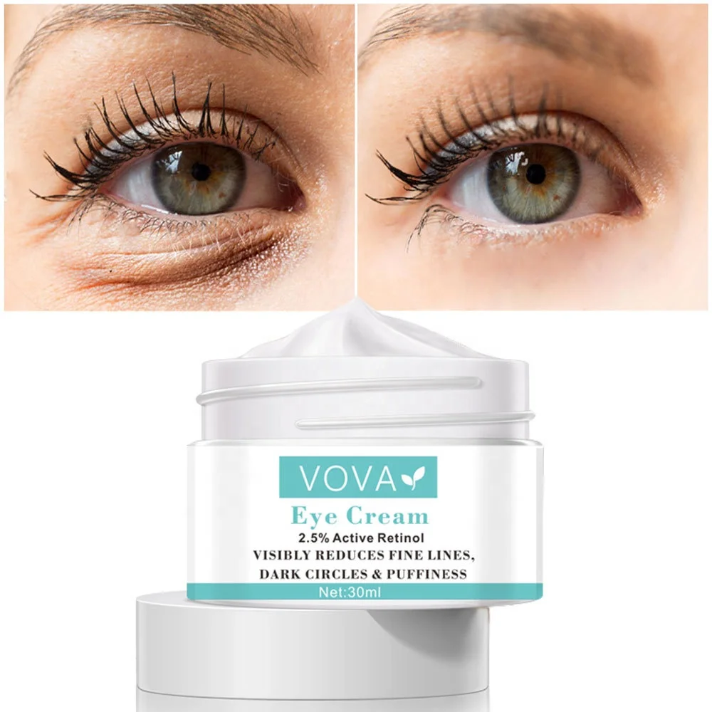 

Oem Vova Retinol Cream Effective Remove Eye Bags Cream Fades Wrinkles Firming Brighten Skin Anti Puffiness Dark Circles Delays