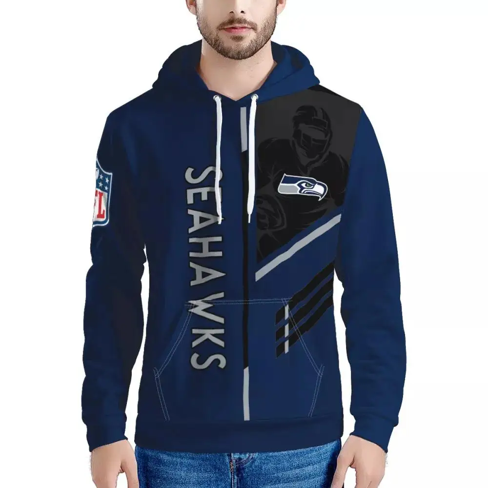 

Best Selling nfle Team Style Cosplay Bluw Sealttle Graphic Hoodies Customized Logo Branding Vintage Women's Hoodies & Sweatshirts