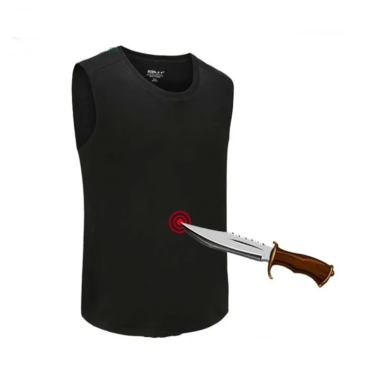 

GUJIA Wholesale Men Women singlet cut resistant knife puncture proof stab vest For Body Protection