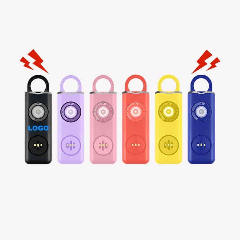 

Wholesale 130DB Cute Self Defence Alarm Key Chain Supplier Mini SOS Self Defense Personal Alarm Keychain For Women