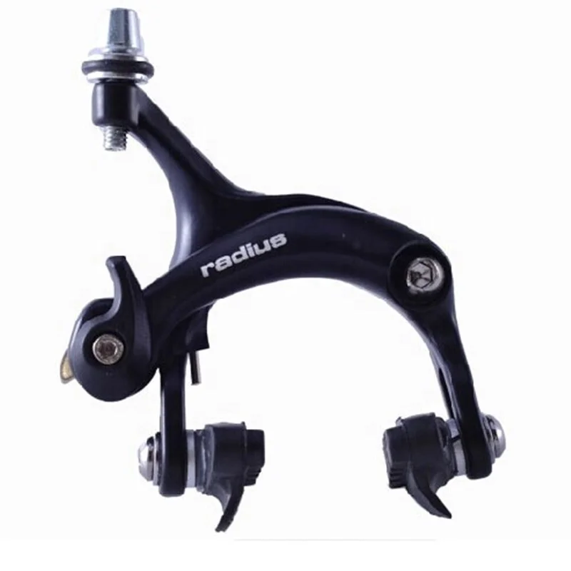 

Road Bike Brake Fixed Gear Bike Brake 47mm for 23-25c Rim Fixie Bicycle Brake Rear And Front, Black