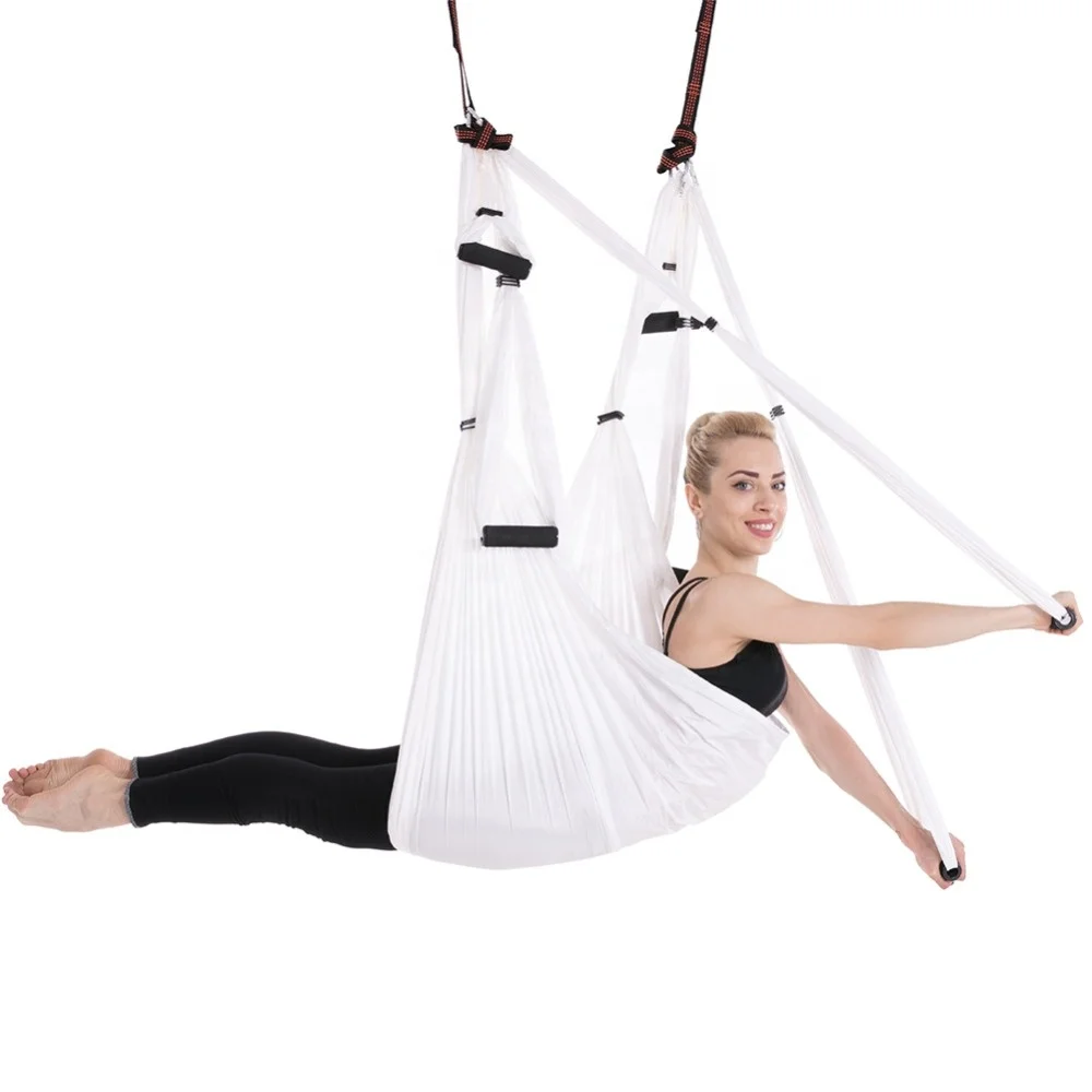 

TY Anti-Gravity Yoga Hammock Flying Swing Aerial Traction Device Yoga Hammock Set Home Gym Hanging Belt, Photo