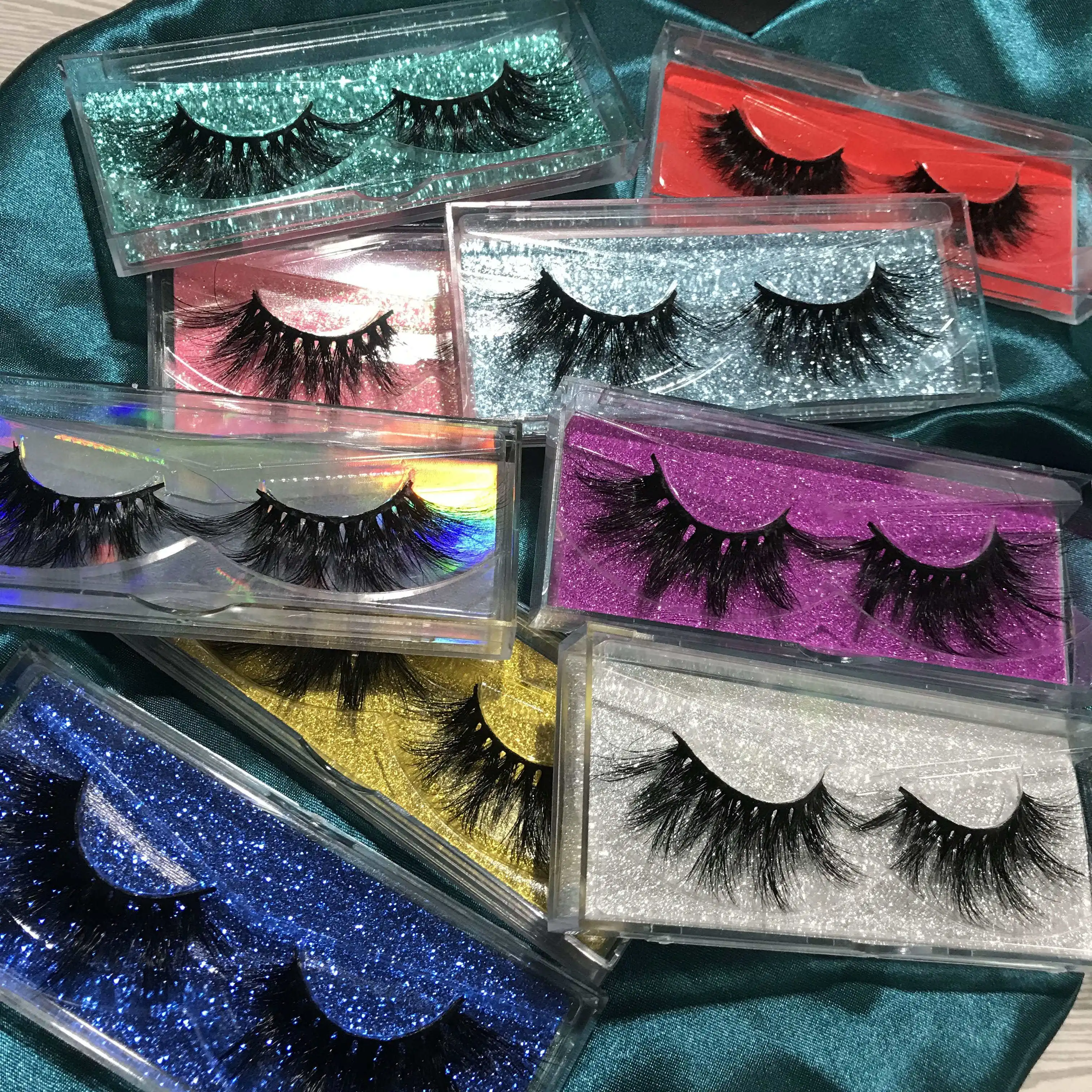 

Own your brand mink eyelash 25mm 3d mink lashes private label wholesale vendor free sample