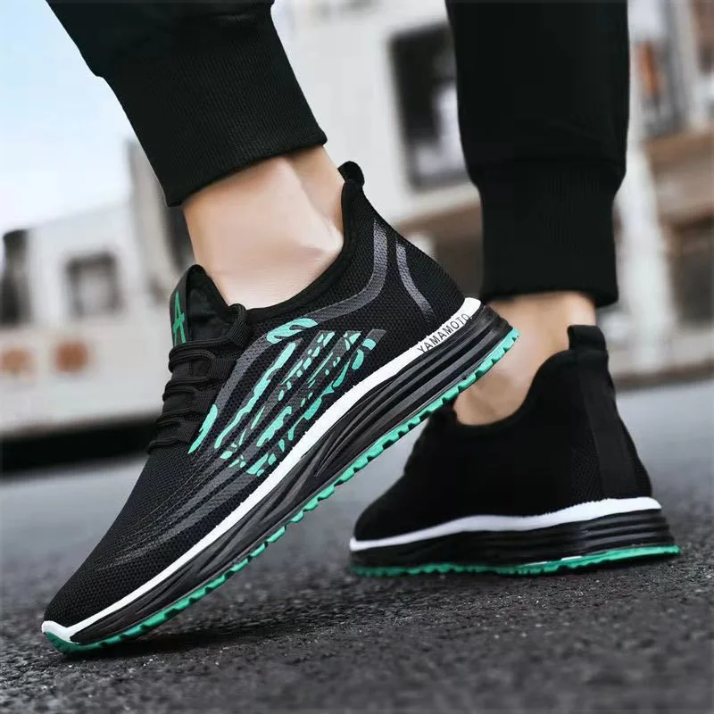 

YATAI Cheap fashion men's sports shoes wholesale black comfortable casual shoes