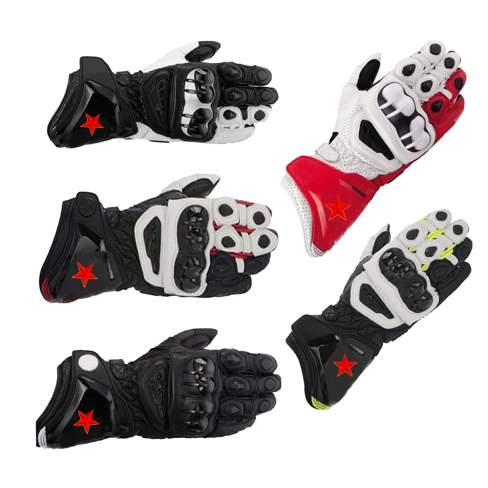 

Wildmx GP PRO Racing Long Glove Motocross Mountain Bicycle Street Moto Rider Leather Gloves Driving Motorbike Gloves Winter