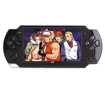 

Video Game Console Player X6 for PSP Gamepad Retro Handheld 4.3 inch Screen Mp4 Player Game Player Support Camera Video E-book