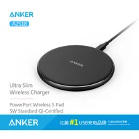 

Anker 10W Wireless Charger Qi-Certified Powerwave Pad Fast Charging Upgraded 7.5W for iPhone Pro Max