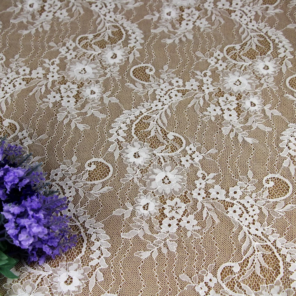 

New arrival bridal chantilly lace fabric for garment accessory, Accept customized color