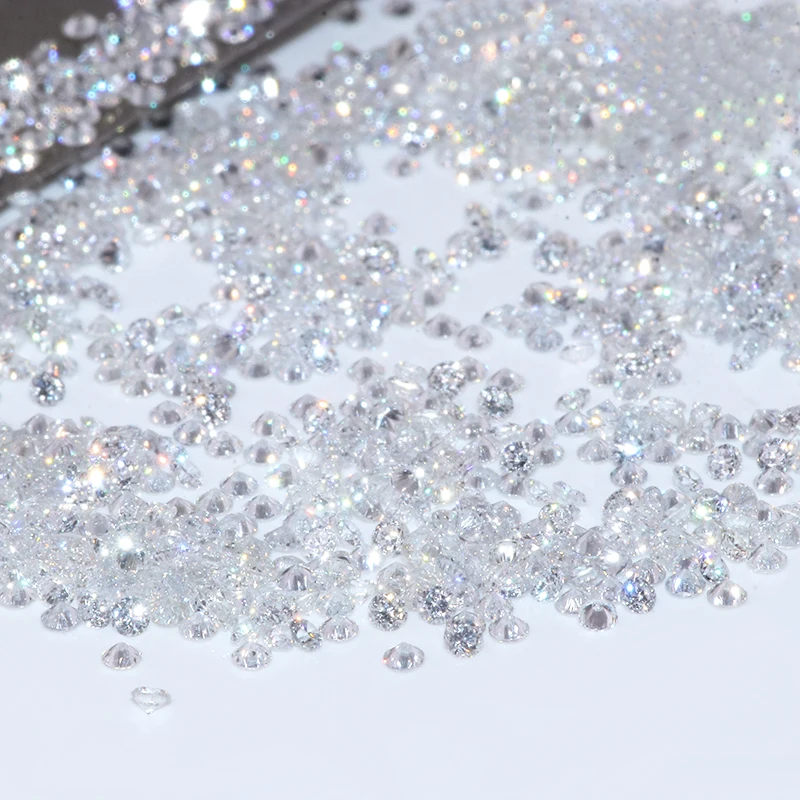 

Price of Vacuum bag packing melee  loose lab grown diamond price per carat from China