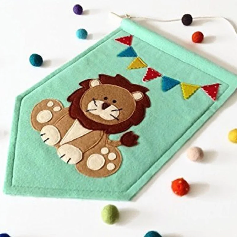 40colors for you choose pre made letter felt banners