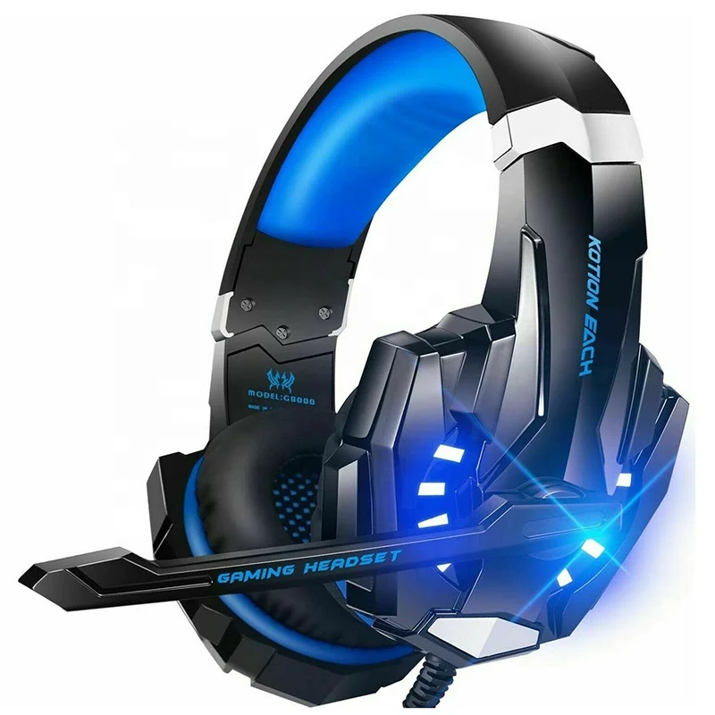 

KOTION EACH G9000 Stereo Gaming Headset LED Wired Gamer Heaphones With Microphone