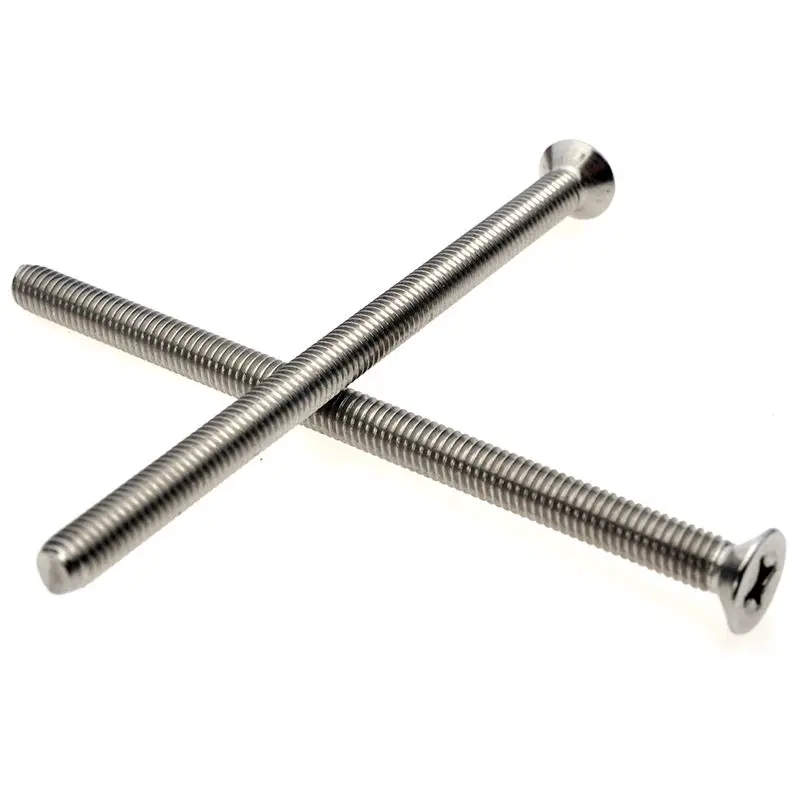 
Customized Flat Head Cross Recessed Countersunk Machine Screws 