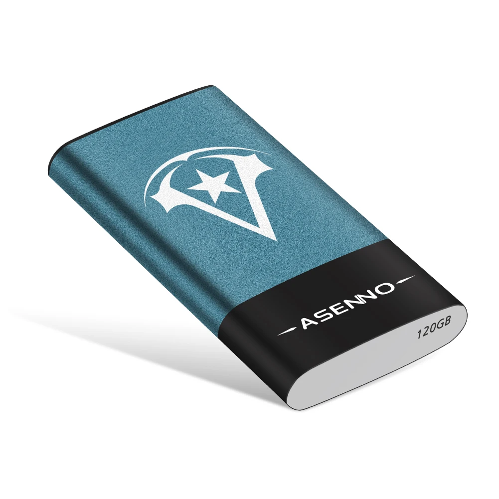 

ASENNO Portable SSD 120GB 250GB 500GB 1T 2T cheap price solid state drive for computer