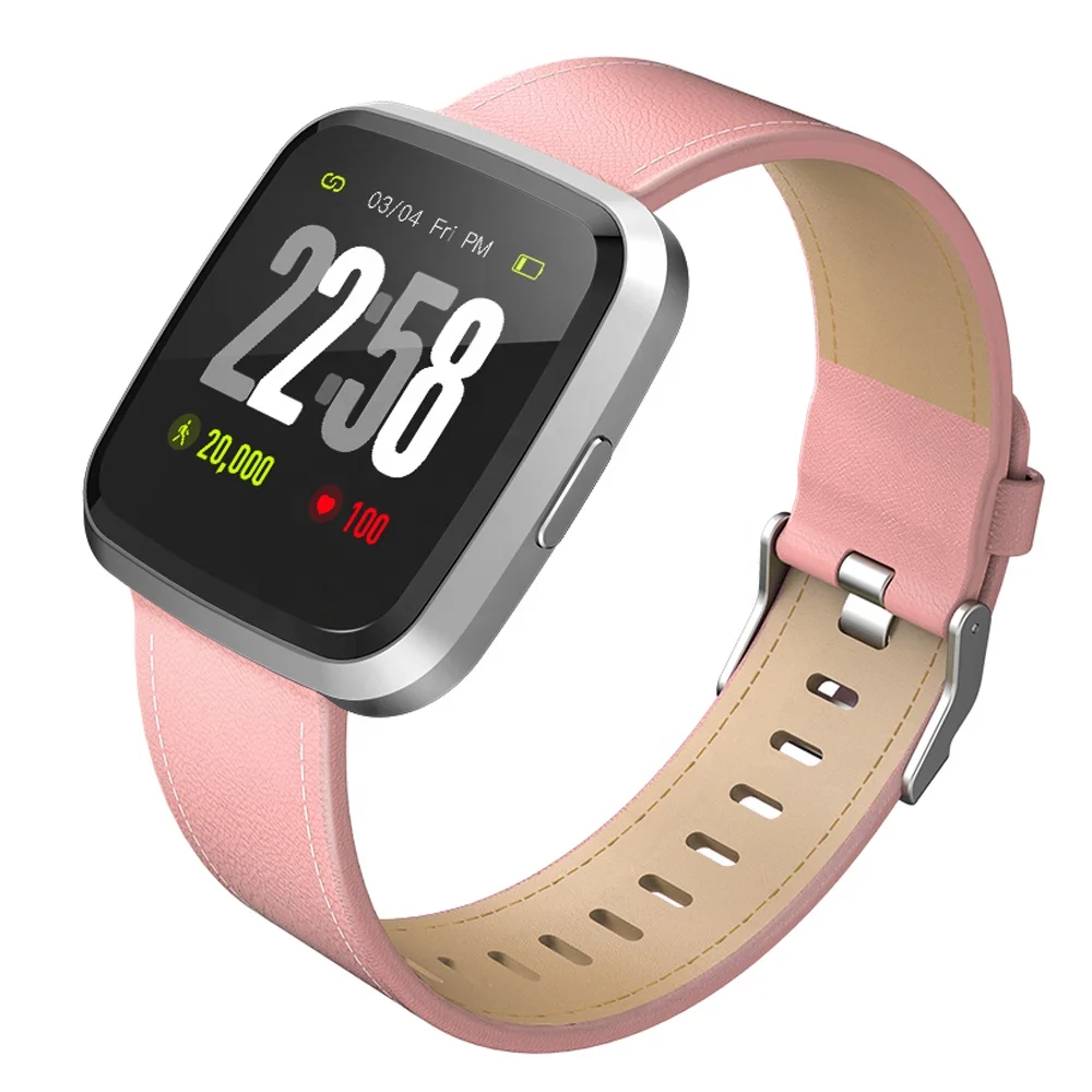 CE RoHS FCC Waterproof fitness watch smart bracelet 9 mode sport bluetooth watch with blood oxygen pressure heart rate monitor