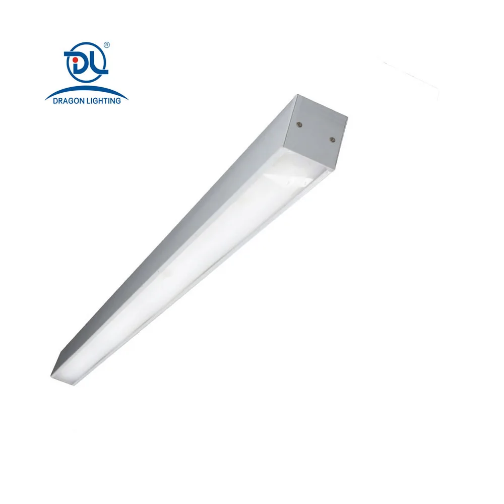 Dimmable white 50W 5250lm indoor strip led linear light surface mounted