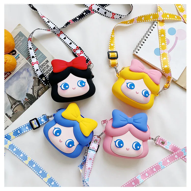 

Princess Silica Gel Bag Mini Coin Purse Baby Girls Kids Purses Bag