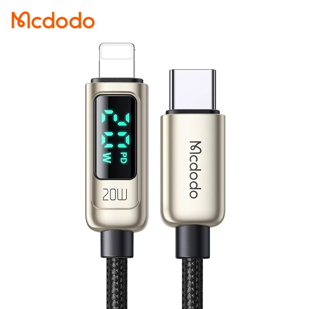 

New! Usb Type C For Iphone Cable PD Fast Charger 20W 36W Cables De Iphone Pd With Power Digital Display Nylon Braid Cable