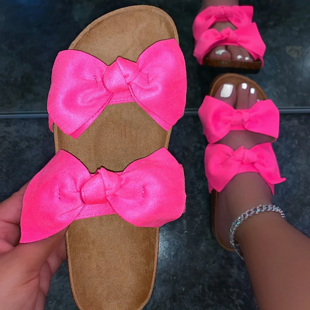 

New Women's Slides Slippers for Women Ins Fashion Amazon Cork Sandals Summer Outdoor Beach Flat Slipper Sandal for Ladies Design