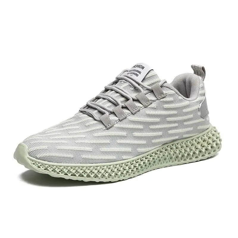 

Hot style trend fly weave breathable leisure sports men's shoes