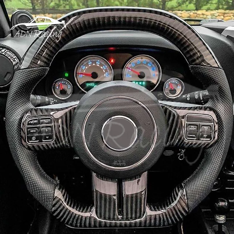 Custom Carbon Fiber Steering Wheel For Jeep Jl Wrangler/gladiator 2018+ -  Buy For Jeep Jl,Wrangler Steering,Carbon Steering Product on 