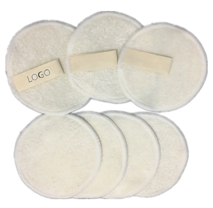 

Reusable make up bamboo velvet remover pads organic cotton bamboo soft pads