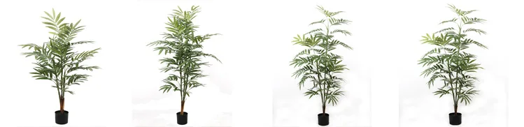 120cm height with 18pcs leaves mini artificial indoor decorative fan palm bonsai tree plant,  artificial mini fan palm tree