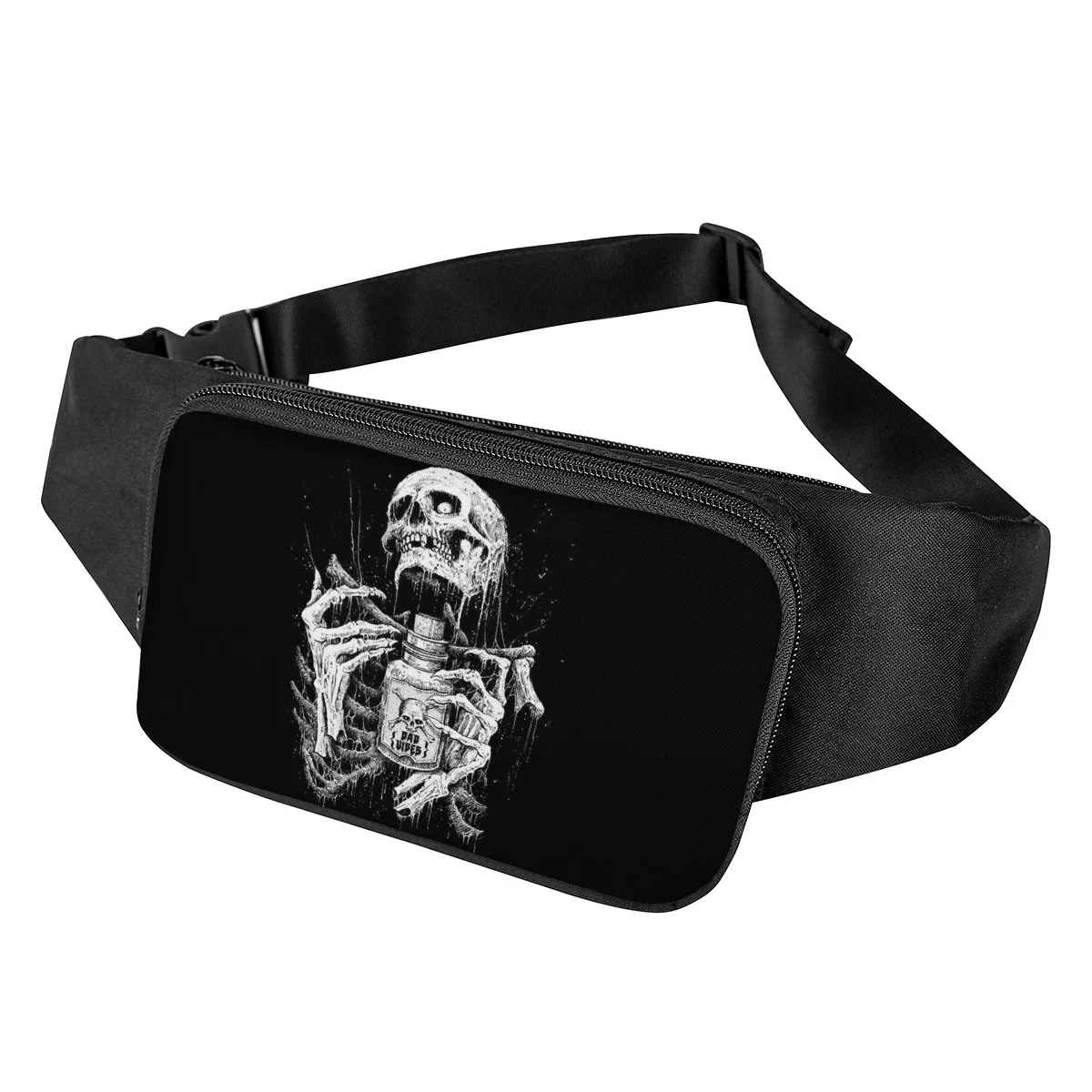 

Factory direct Halloween wear heart fitness sports unisex waist bag welcome to map customized exclusive waist bag, Custom picture