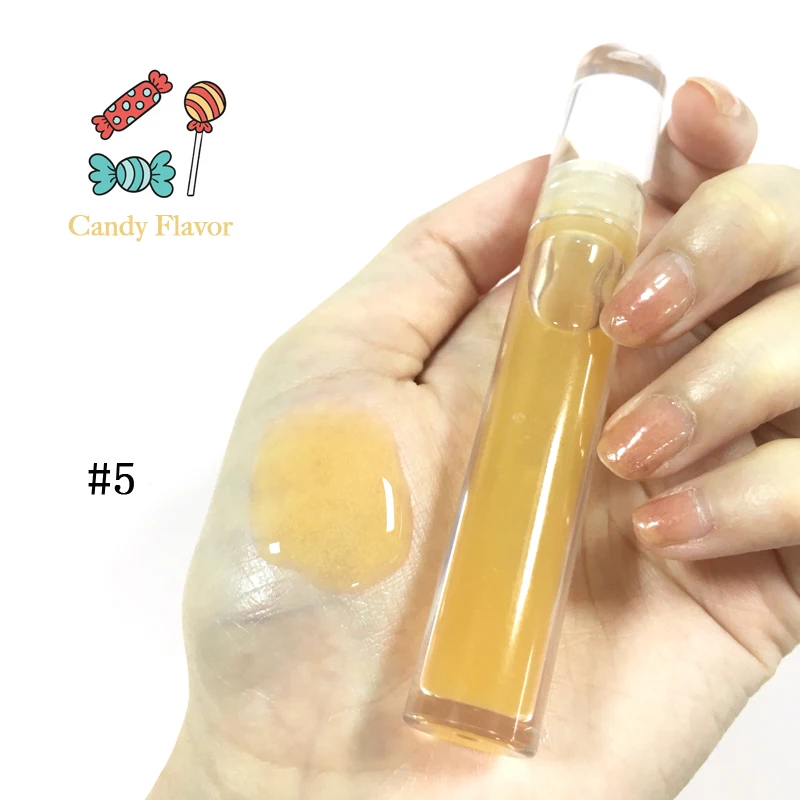 

Women cosmetics clear lipgloss tube special flavor private label lip gloss
