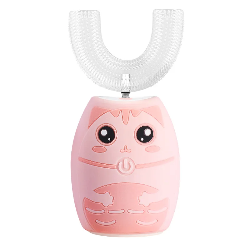 

U Shape Silicone Electric Toothbrush For Children 3 Side Electric Toothbrush Baby Ultrasonic Toothbrush