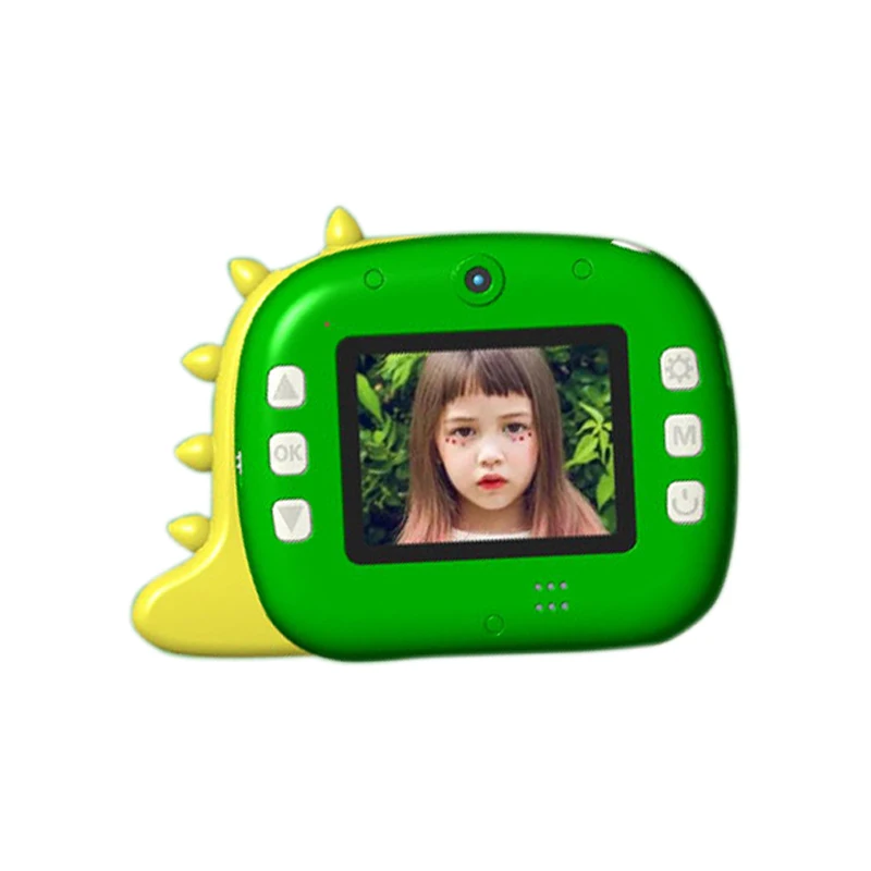 

digital camera for kids mini HD screen WiFi Print digital video dinosaur camera toys children's camera for child gift K1, Kids instant print camera