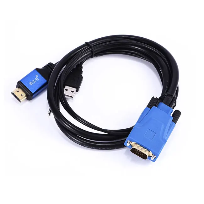 

HDTV to VGA Audio cable with USB VGA Converter Computer TV Cable projector VGA Cable 3M