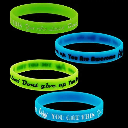 rubber bracelets with sayings