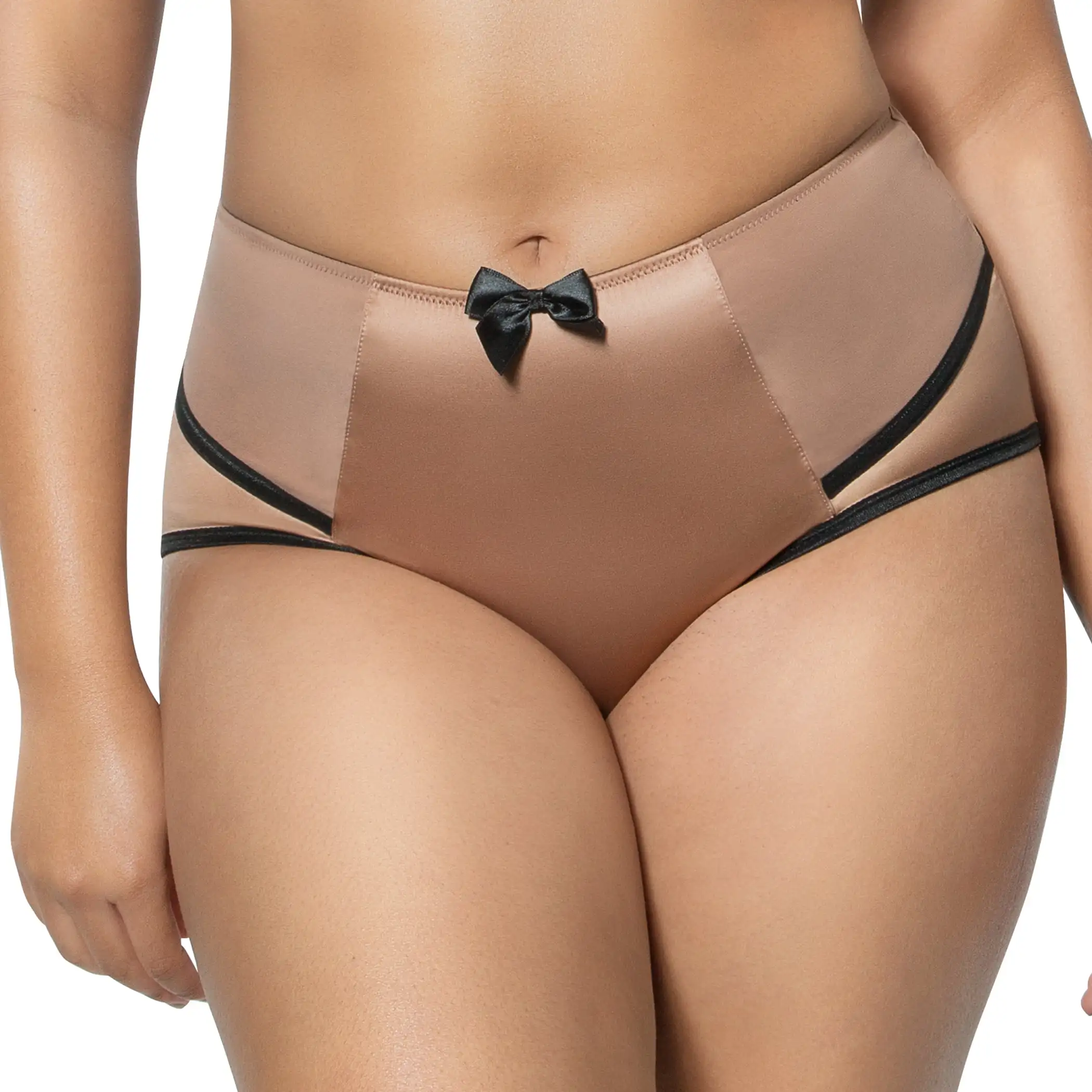 

Ladymate ODM/OEM Bragas de talla grande de para mujer Women's Full Figured Curvy High-Waist Brief Panty plus size underwear