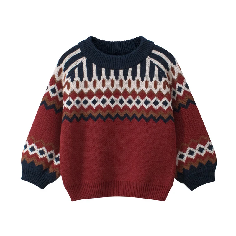 

Baby Girl Pullover Kids Winter Autumn Knitted Tops Boy Children Infant Toddler Jumper Girls Sweaters