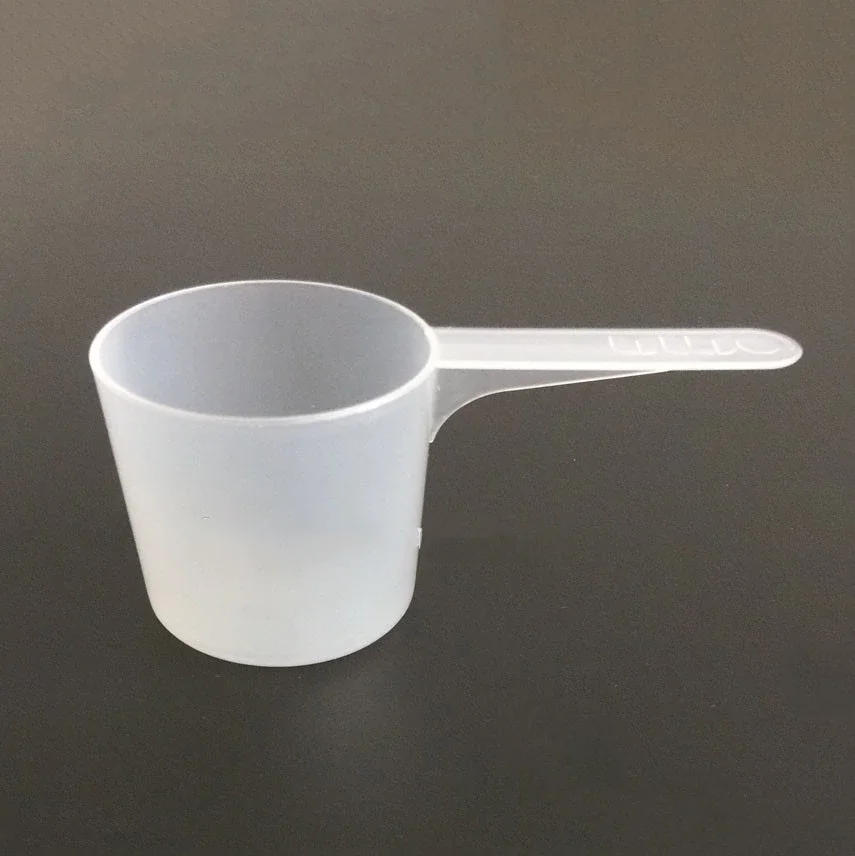 
Food grade 80ml powder plastic scoop transparent small spoons manufacturer 