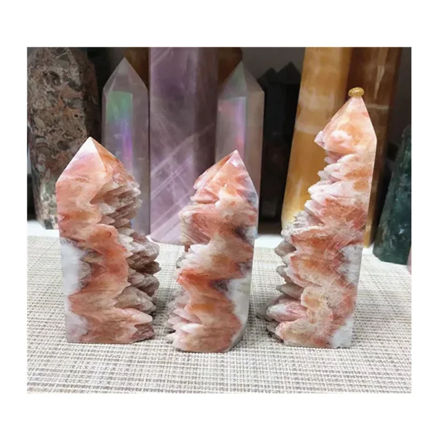 

Wholesale natural quartz crystals healing towers calcite tower crystal cluster wands point