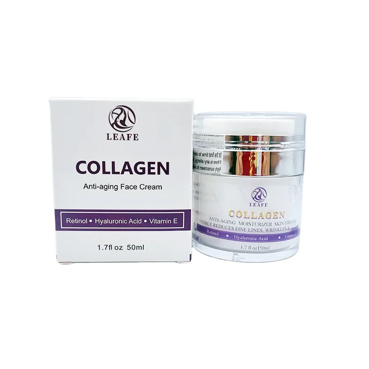 

Anti-aging Skin Firming Fine lines Wrinkle Reduce Age Spots Fade Collagen Vitamin A Hyaluronic Acid Cream, Snow white