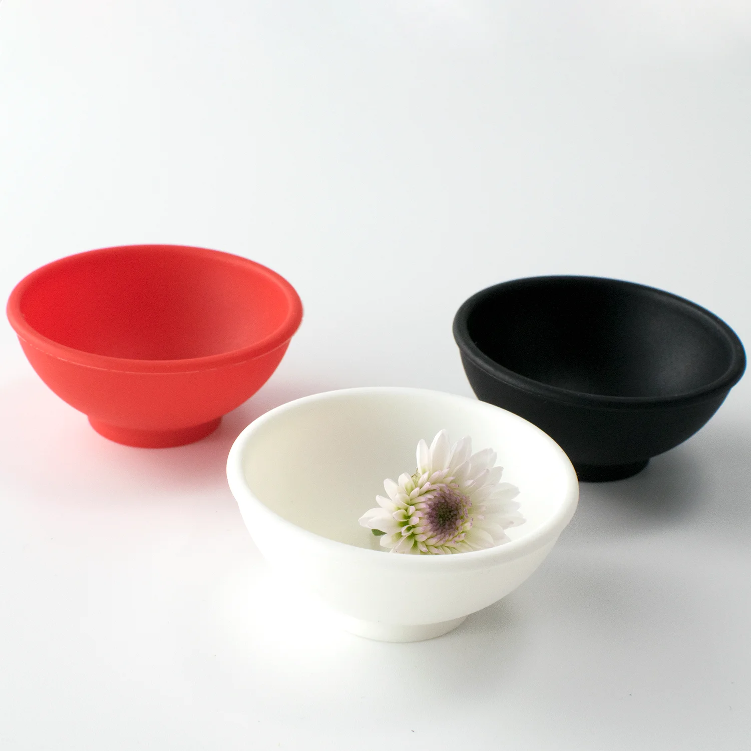 食品级硅胶迷你捏碗可重复使用的准备和服务碗