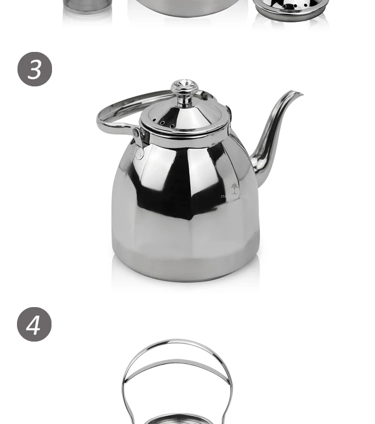 Best Selling New Design Coffee Pot With Tea Pot Infuser Stainless Steel