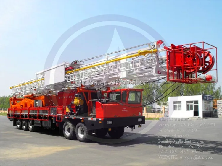 Api Certification Truck-mounted Oil Drilling Rig - Buy Drilling Rig,Oil ...