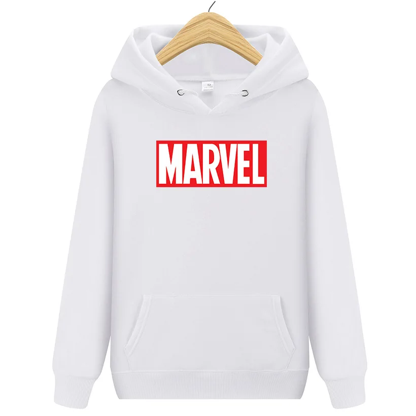 

2021 Autumn And Winter Brand Sweatshirts Men High Quality MARVEL Letter Printing Fashion Mens Hoodies Thickened Men's Hoodie, Show or customize as per ur requirement