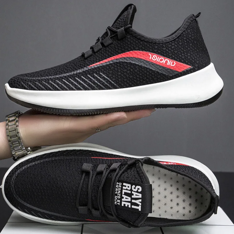 

Breathable Casual Shoes Spring and Autumn Men's and Women's Sports Shoes Popular Black Running Sneakers Students