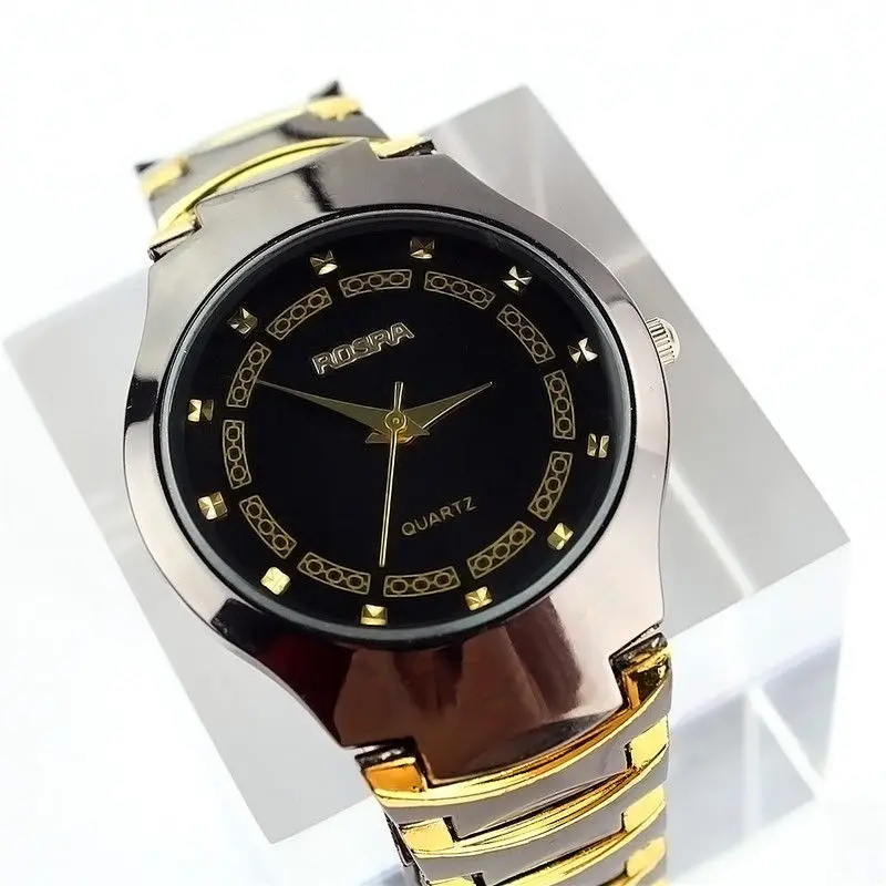 

Men Business Watch Tungsten-like Steel Wrist Watch Luxury Titan Style Watch Men and Women Unisex ThinTungsten Steel clock