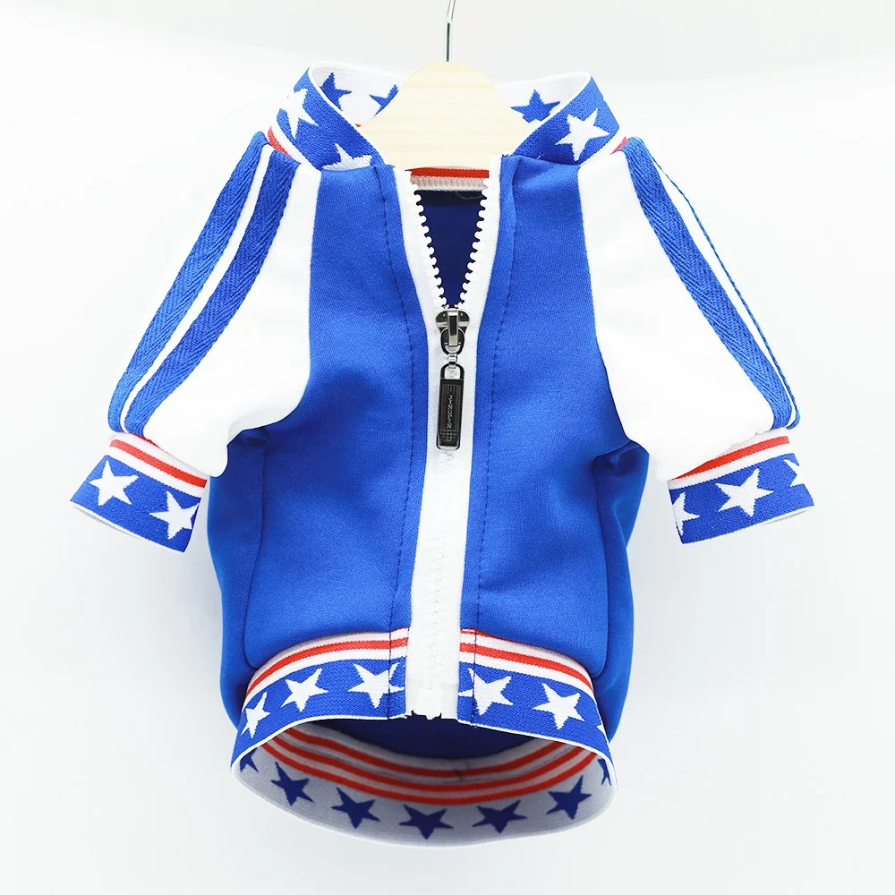 

Trendy Brand Dog Pet Baseball jacket Uniform Dog Clothing Spring Autumn Small Dog Pet Uniform coat