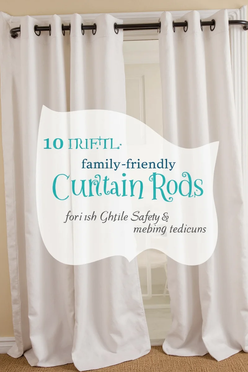 Closet with cute curtain for kids' room