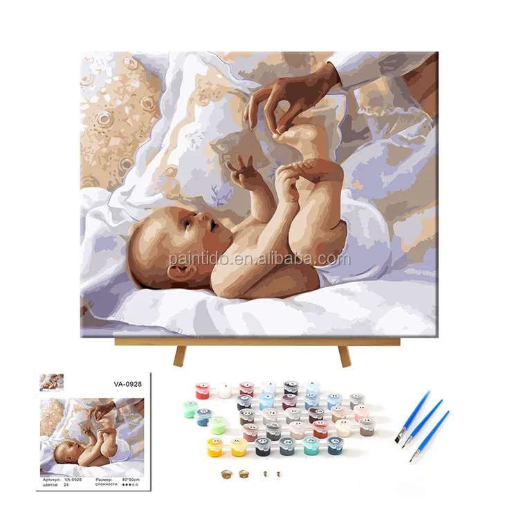 

Paintido Portraits Photo Customized DIY Oil Paint Paintings By Numbers Picture